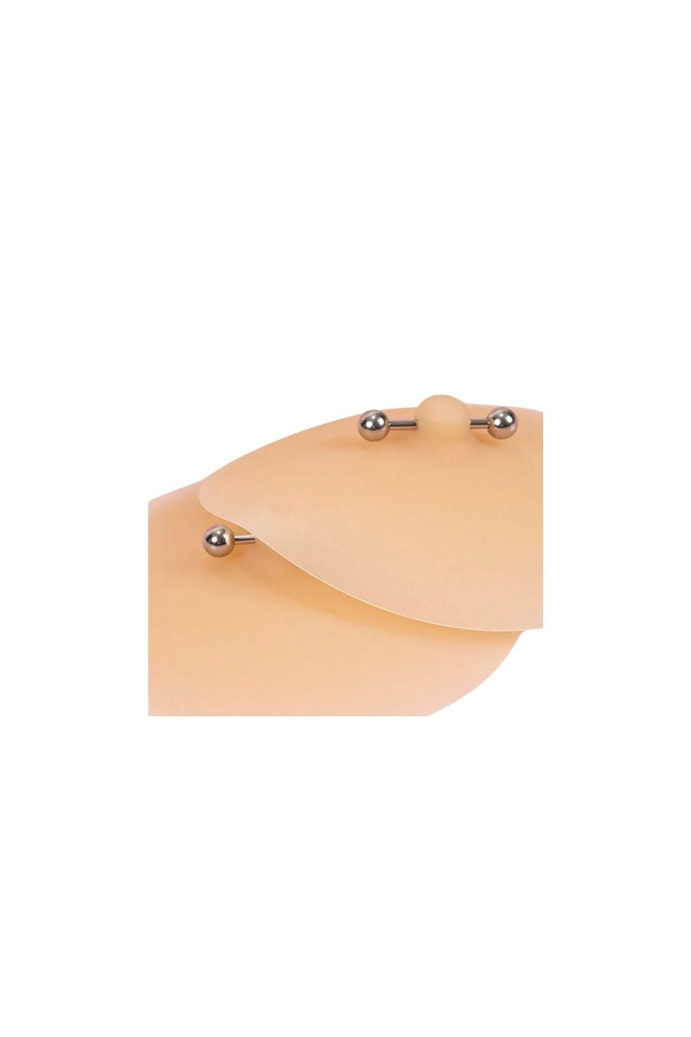 Nippy - Delik Gerektirmeyen Göğüs Ucu Piercingi Görünümlü Nipple Cover - 2