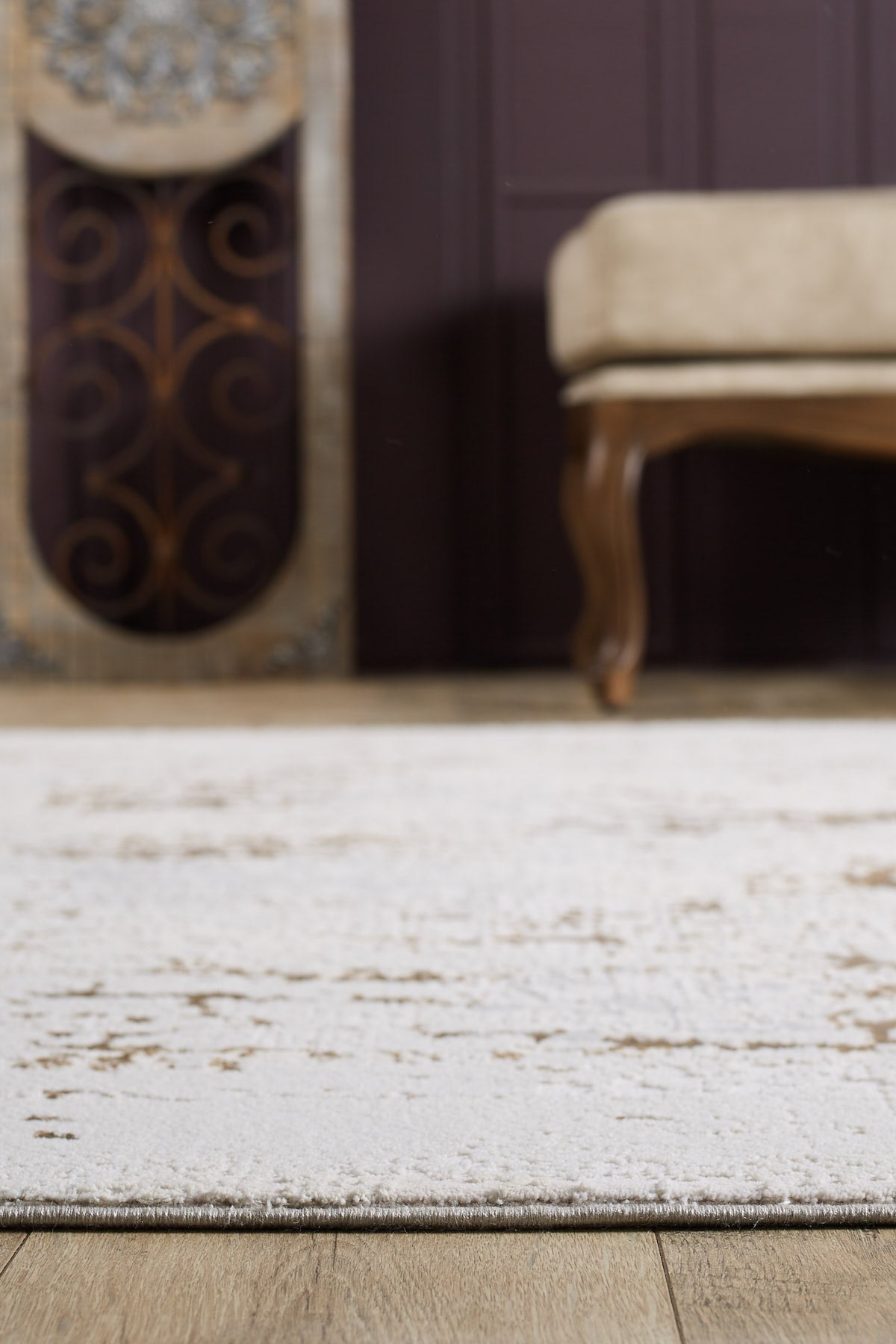 Empera-Gemma Taupe Antialerjik Saçaklı Halı-4-roqelvaxirum.shop
