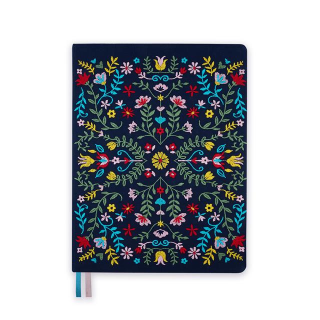 Episode-Episode Navy Folk Embroidered Xl Defter-DEFTER-1-roqelvaxirum.shop
