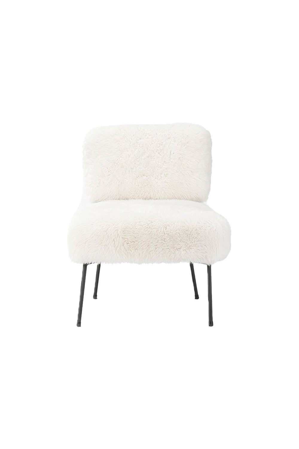 Estetik Decor-Berjer Chev Cosy – Kuzu Beyaz, Siyah Metal Ayak-Koltuk & Berjer-2-roqelvaxirum.shop