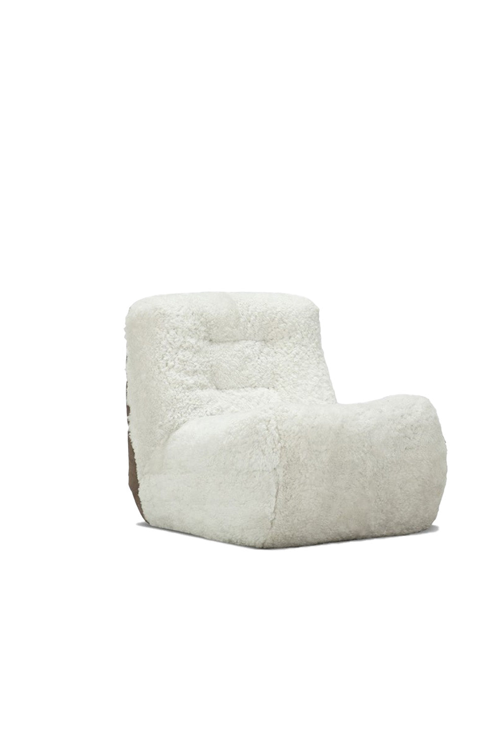 Estetik Decor-Nob Cos Tekli Koltuk - Hakiki Uzun Tüylü Kıvırcık Kuzu Derisi - Lüks Full Sünger Dolgulu-Koltuk & Berjer-1-roqelvaxirum.shop