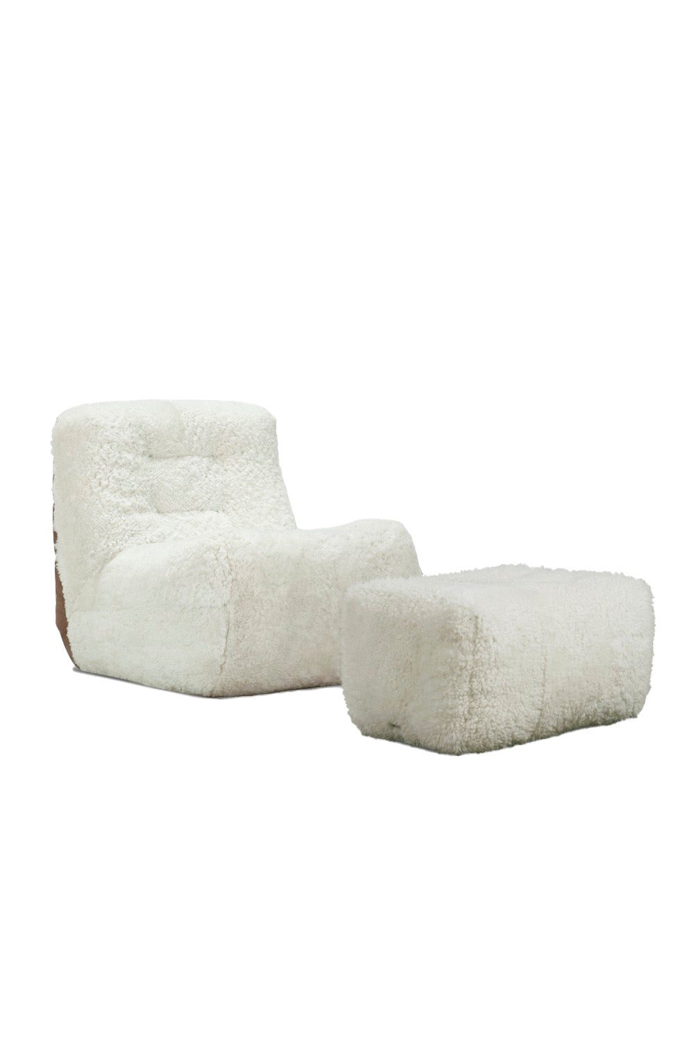 Estetik Decor-Nob Cos Tekli Koltuk - Hakiki Uzun Tüylü Kıvırcık Kuzu Derisi - Lüks Full Sünger Dolgulu-Koltuk & Berjer-5-roqelvaxirum.shop