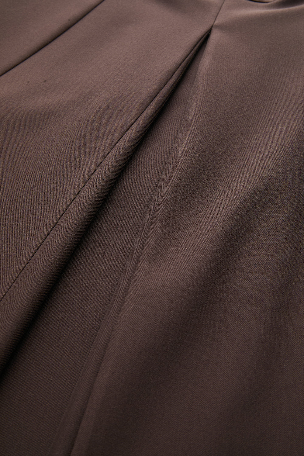 Exquise-Fermuarlı Pilikaşeli Regular Kahverengi Midi Etek-Etek-9-roqelvaxirum.shop