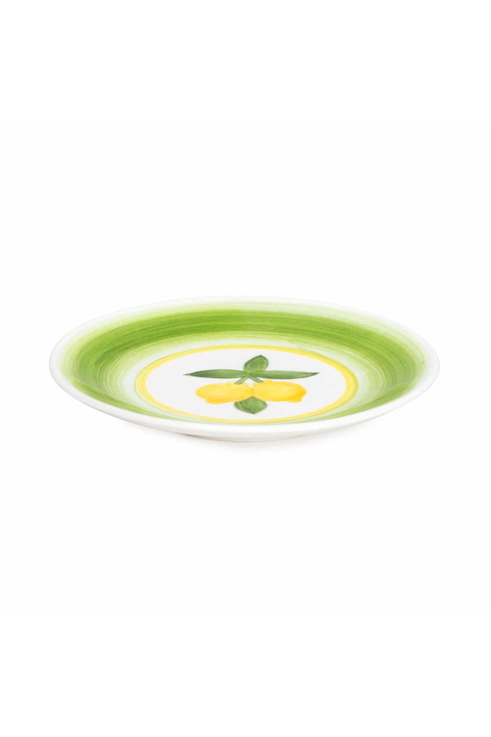 Feeling Good Inside-Happy Citrons Collection Handmade Ceramic Yeşil Pasta Tabağı-Tabak & Kase-2-roqelvaxirum.shop