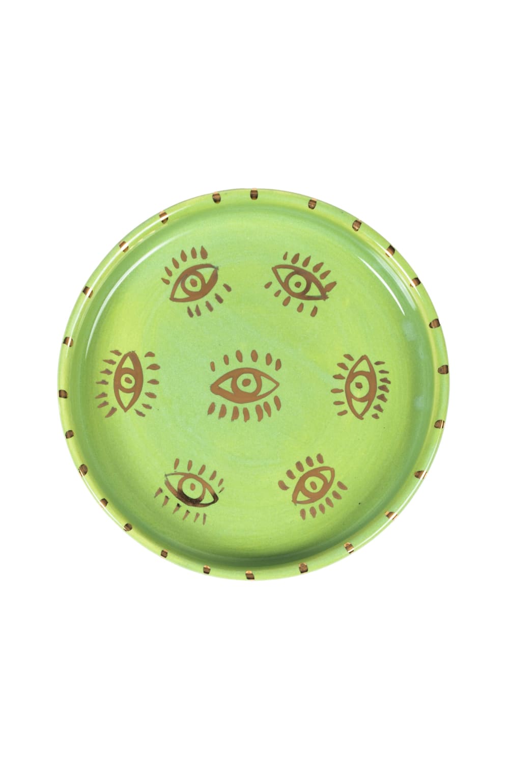 Feeling Good Inside-Inner Eye Collection Gözlü Açık Yeşil Türk Kahvesi Fincanı Seti-Bardak-2-roqelvaxirum.shop