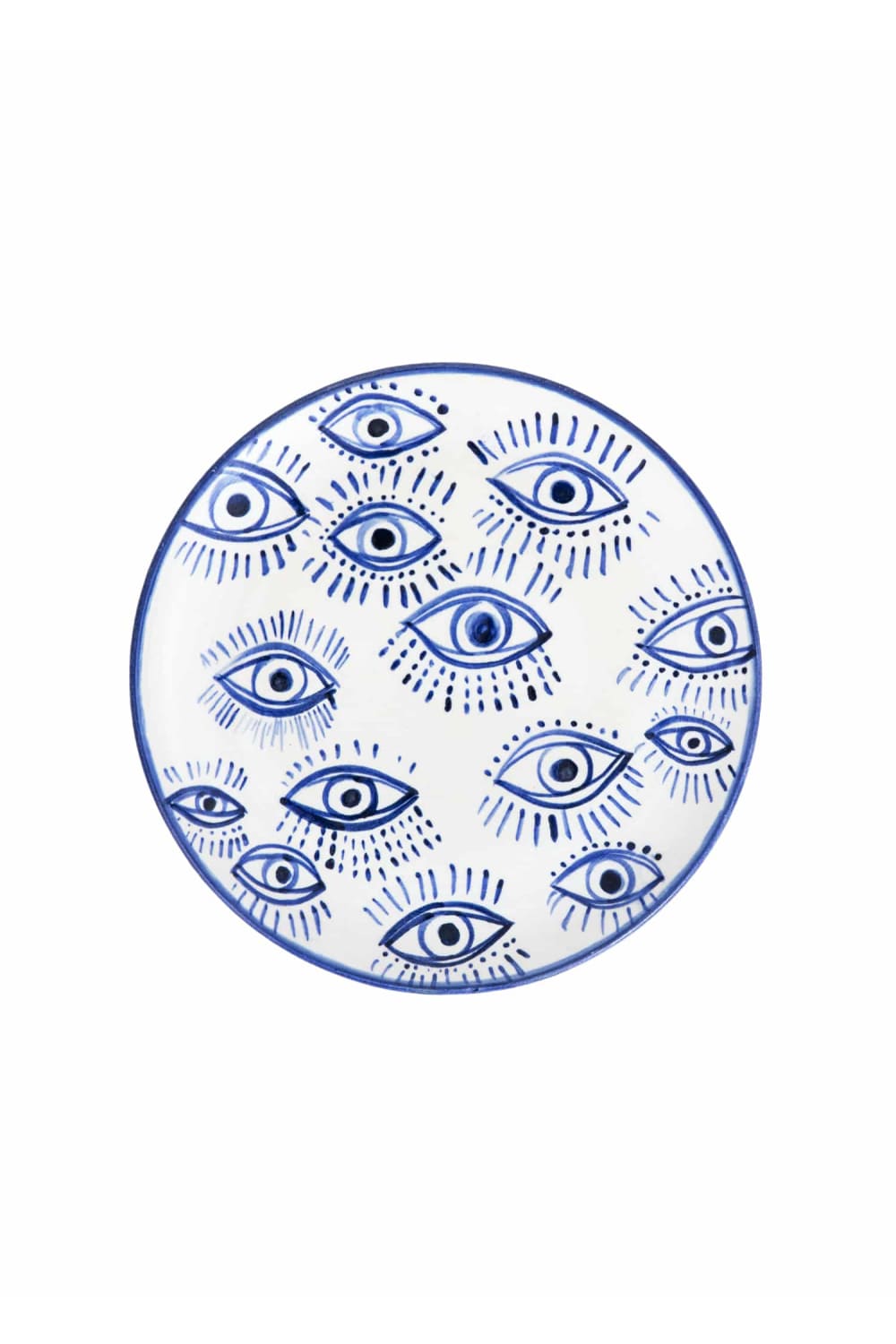 Feeling Good Inside-Inner Eye Collection Handmade Çoklu Göz Seramik Pasta Tabağı-Tabak & Kase-1-roqelvaxirum.shop