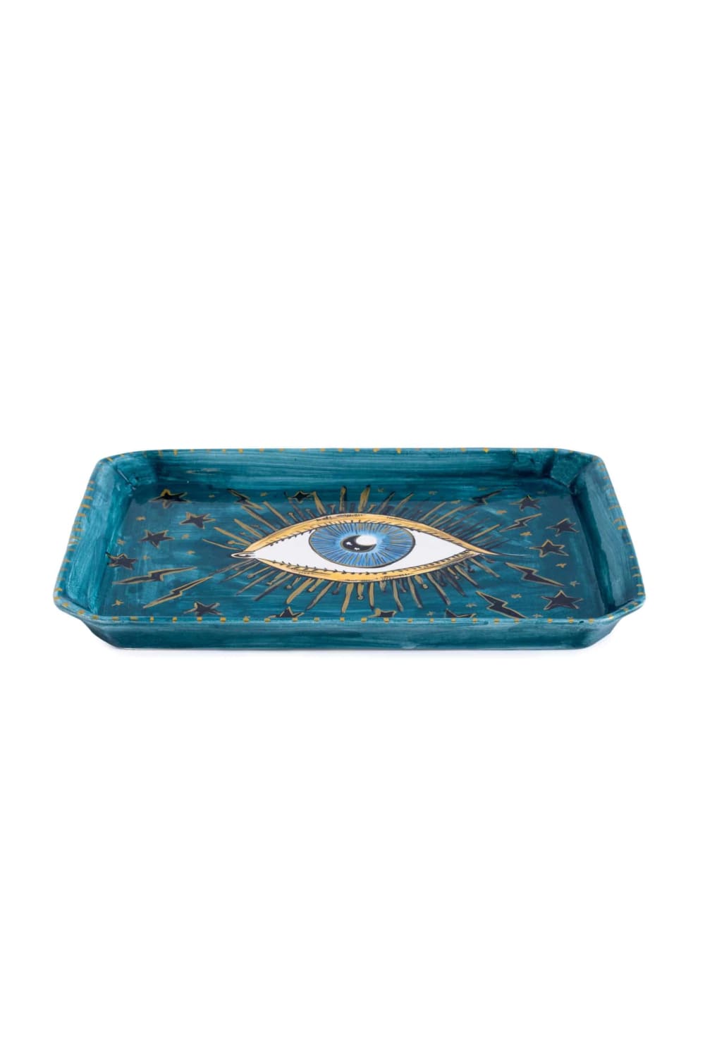 Feeling Good Inside-Inner Eye Collection Mavi Gözlü Handmade Seramik Tepsi-Sunum Aksesuarları-3-roqelvaxirum.shop