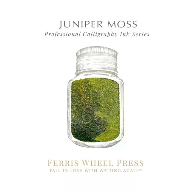 Ferris Wheel Press-Juniper Moss Kaligrafi Şişe Mürekkep 28 Ml-Şişe Mürekkep-2-roqelvaxirum.shop