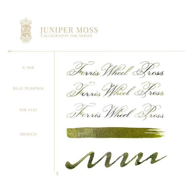 Ferris Wheel Press-Juniper Moss Kaligrafi Şişe Mürekkep 28 Ml-Şişe Mürekkep-3-roqelvaxirum.shop