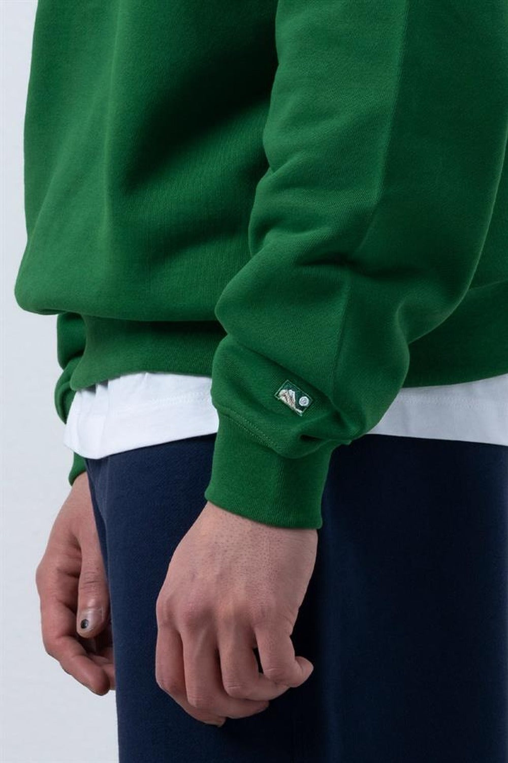 Fifty Pieces-Canlı Yeşil Core Oversize Sweatshirt-Sweatshirts & Hoodies-7-roqelvaxirum.shop