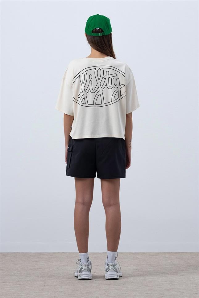 Fifty Pieces-Kum Core Oversize Mid Length T-Shirt-T-Shirts-3-roqelvaxirum.shop