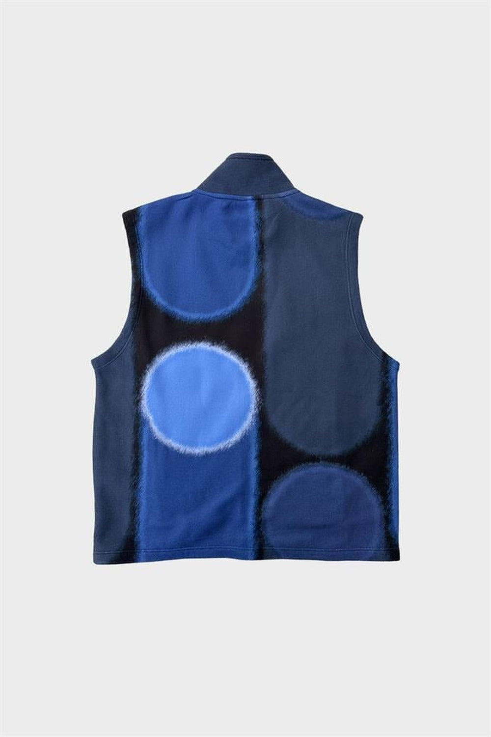 Fifty Pieces-Mavi Fermuarlı Polar Yelek-Yelek-6-roqelvaxirum.shop