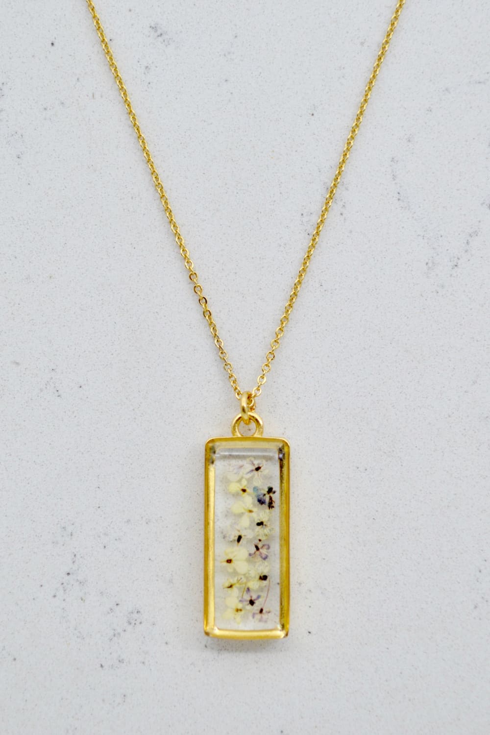 Fiorel Design-Muted Violet Rectangle Kolye-Kolye-1-roqelvaxirum.shop
