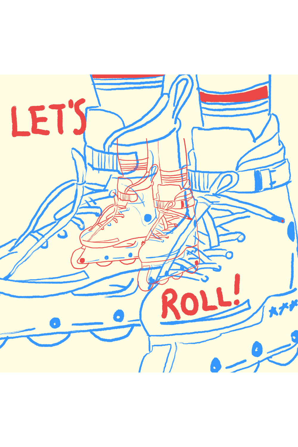 Fulya Genç-Let's Roll Artprint-Tablo-2-roqelvaxirum.shop