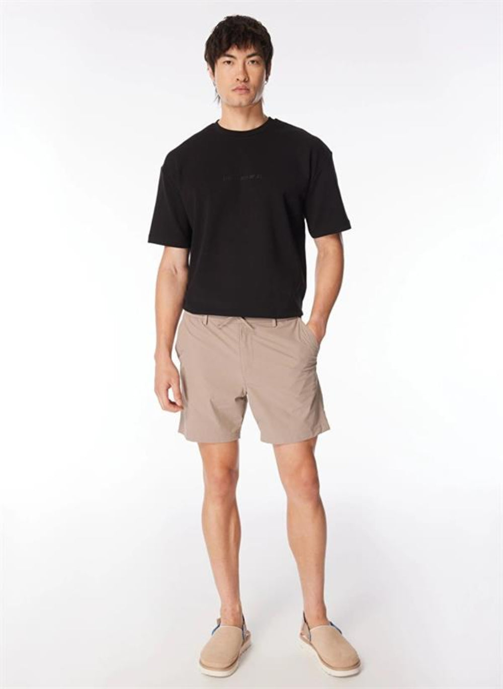 GMG Firenze-Beli Lastikli Arkası Fleto Cepli Jogger Erkek Şort-Şort-1-roqelvaxirum.shop