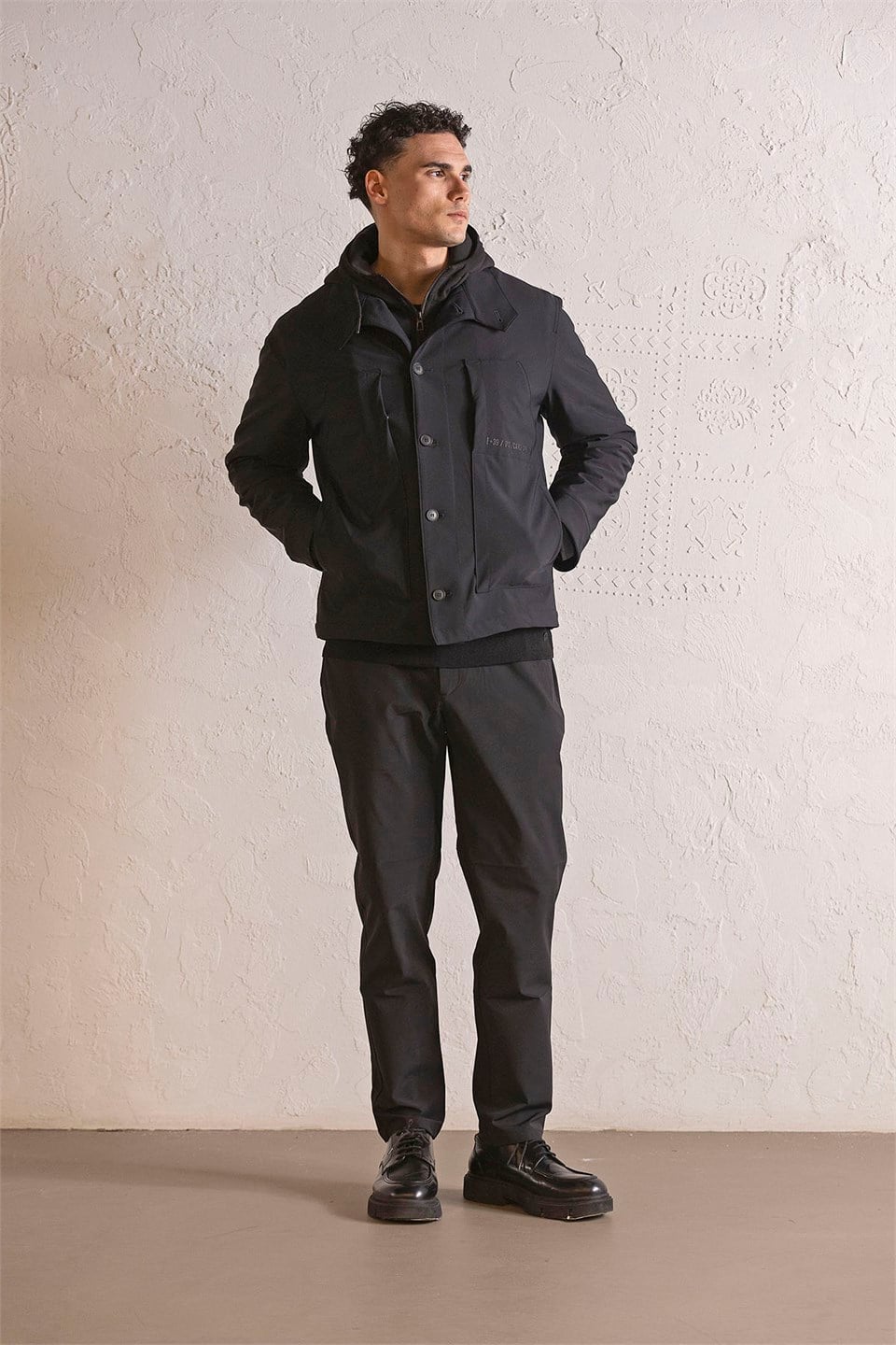 GMG Firenze-Kapüşonlu Üst Yaka Tasarımlı Erkek Mont-Mont-1-roqelvaxirum.shop