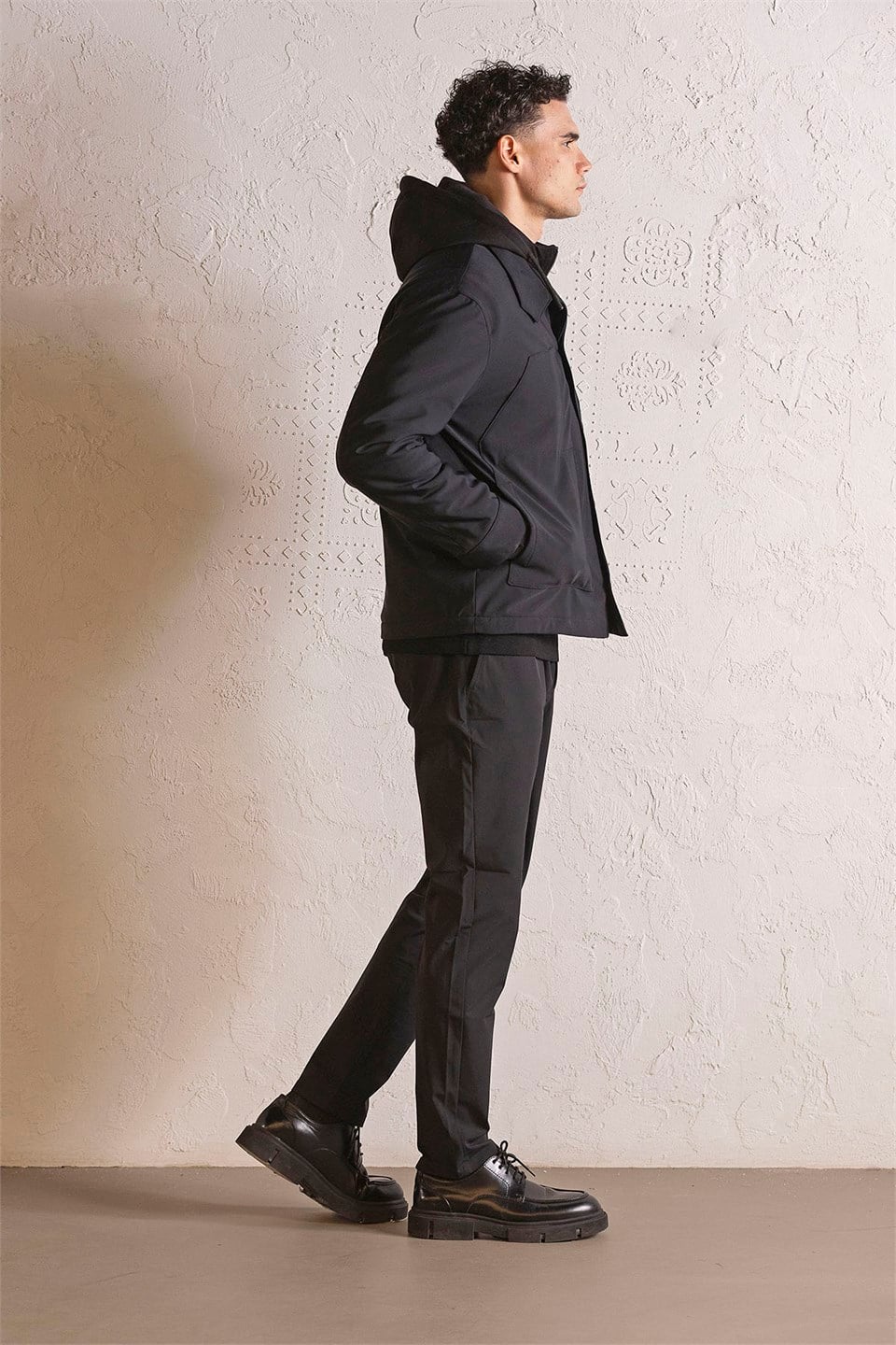 GMG Firenze-Kapüşonlu Üst Yaka Tasarımlı Erkek Mont-Mont-2-roqelvaxirum.shop