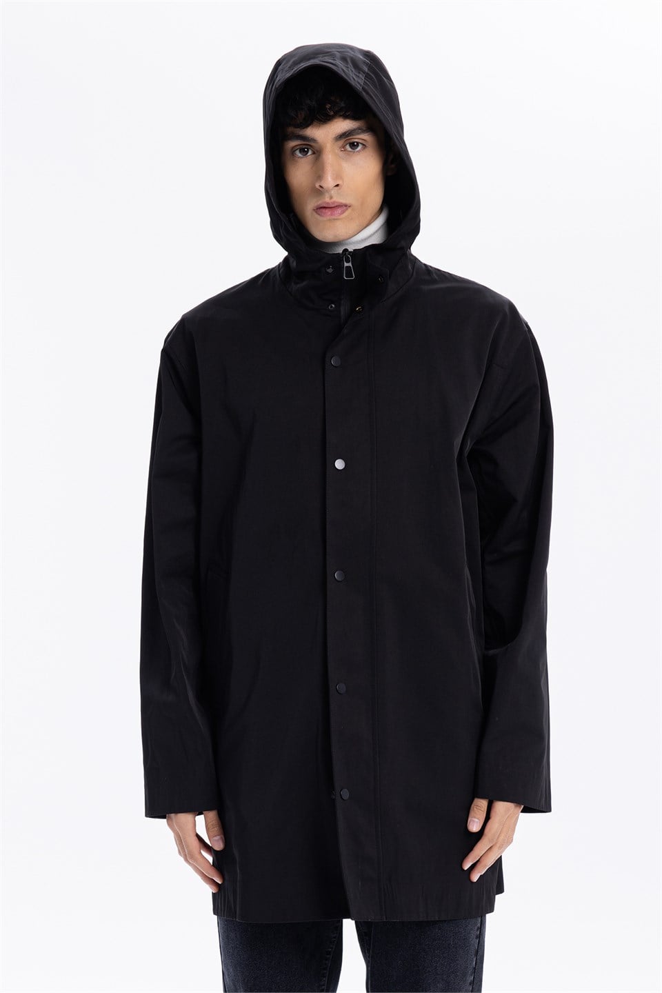 GMG Firenze-Kapüşonlu Çıtçıt Ve Fermuar Kapamalı Erkek Trench-Winter'26-3-roqelvaxirum.shop
