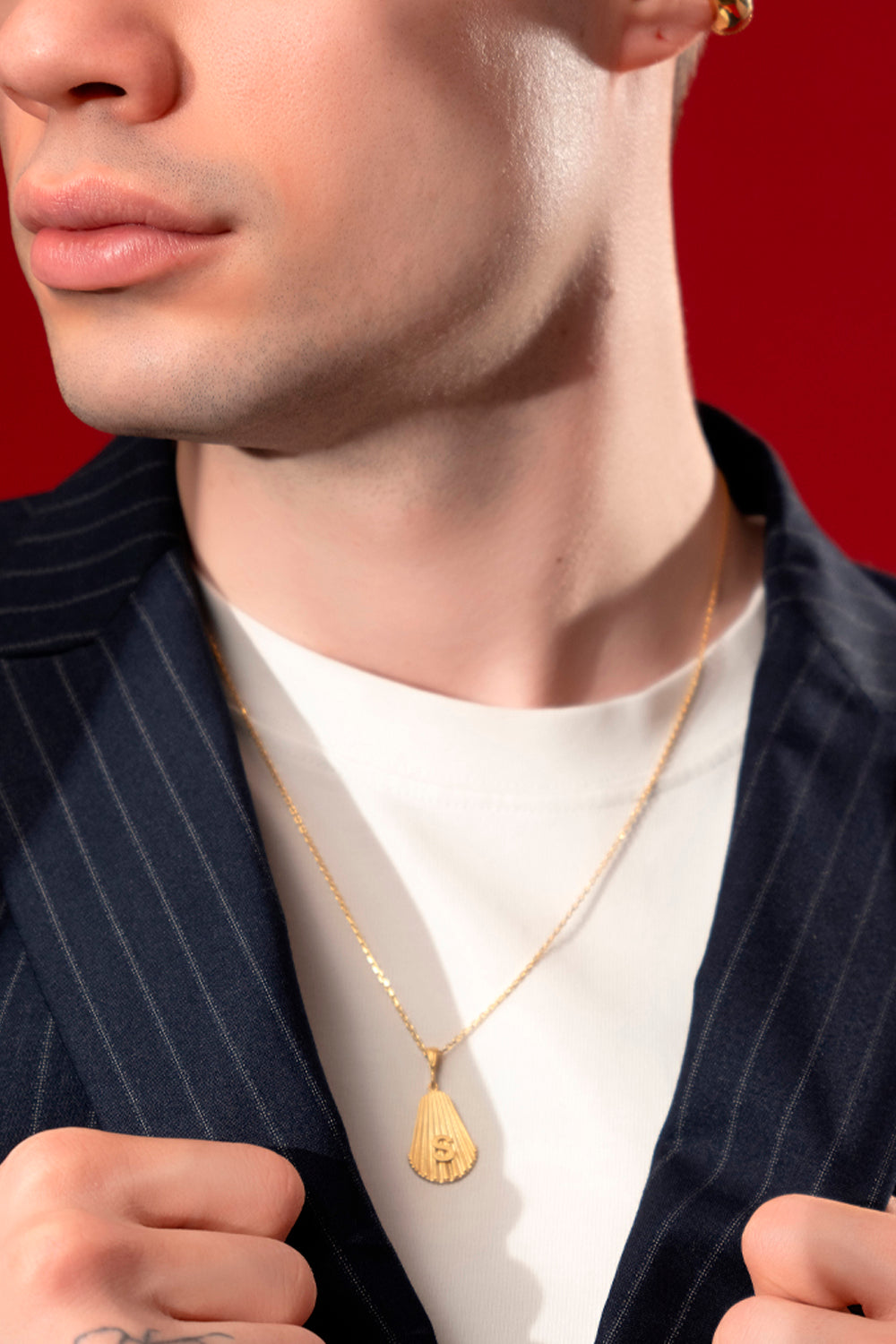 Gal İstanbul-Gâl Initial Necklace Gold-Kolye-3-roqelvaxirum.shop