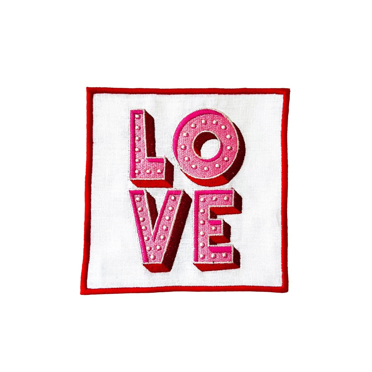 Love Desenli Kokteyl Peçete - ( 1 Adet )