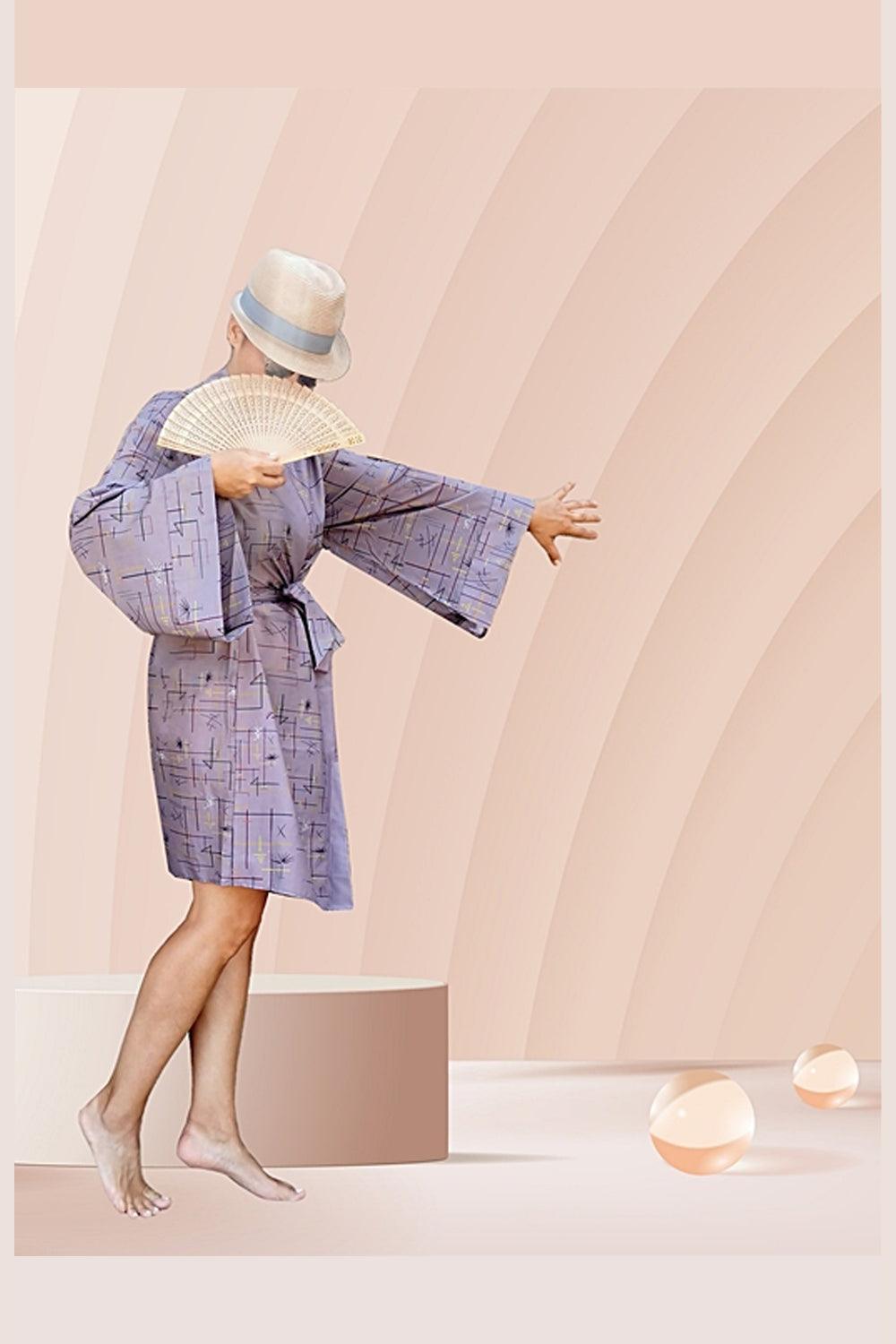 Geomi-Japan Dreaming Kimono - Gül Kurusu-Kimono-1-roqelvaxirum.shop