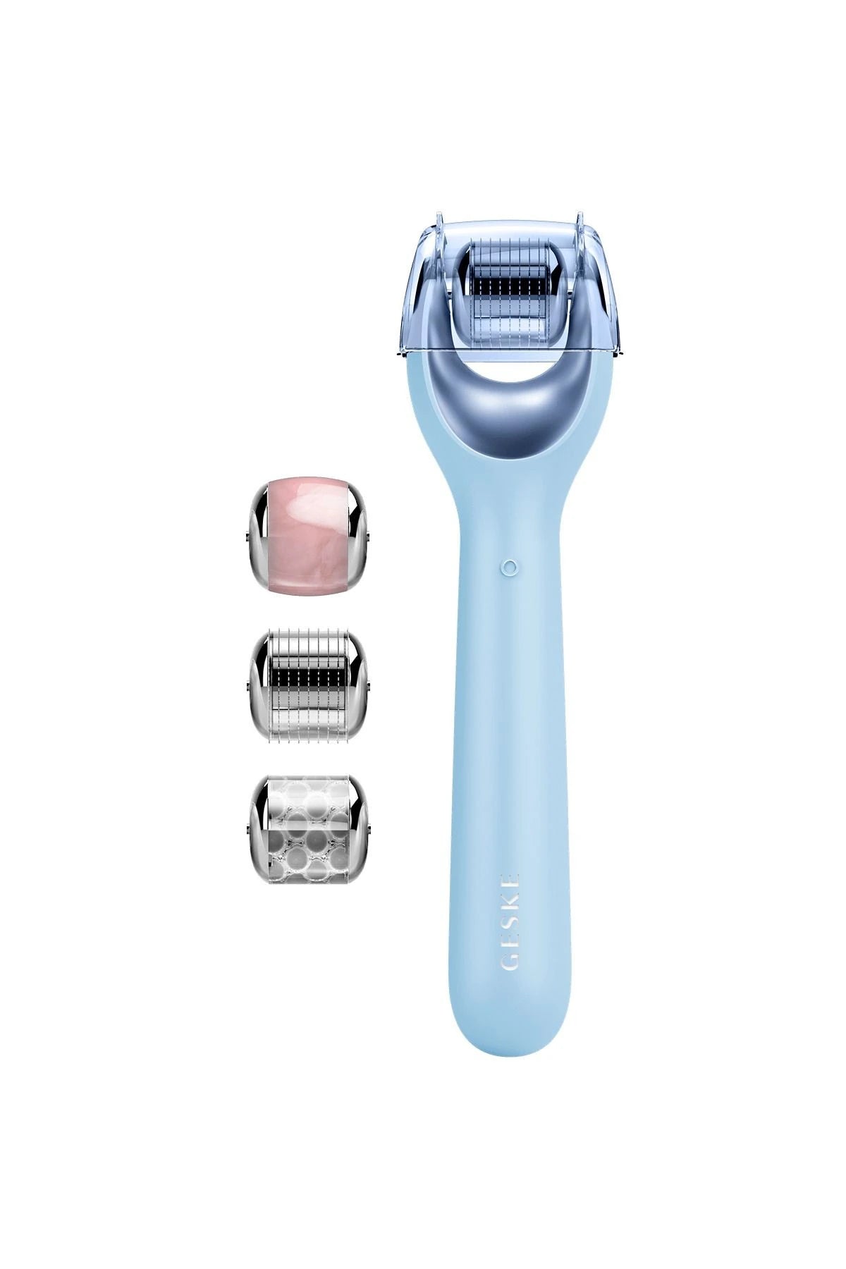 Geske-Mikro İğneli, Buz Başlığı, Pembe Kuvars Başlıklı Dermaroller Cihaz | Micro Needle Face Roller-Cilt Bakım Aletleri-33-roqelvaxirum.shop