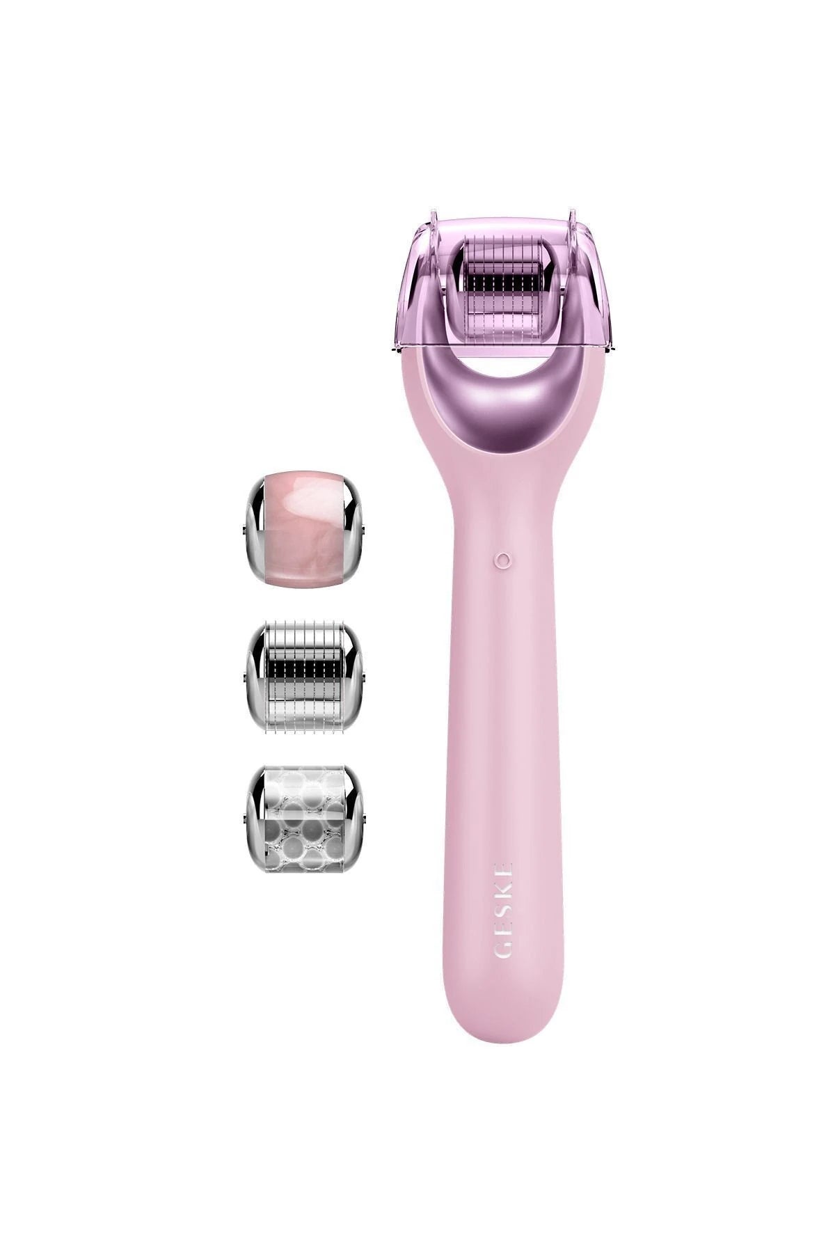 Geske-Mikro İğneli, Buz Başlığı, Pembe Kuvars Başlıklı Dermaroller Cihaz | Micro Needle Face Roller-Cilt Bakım Aletleri-9-roqelvaxirum.shop