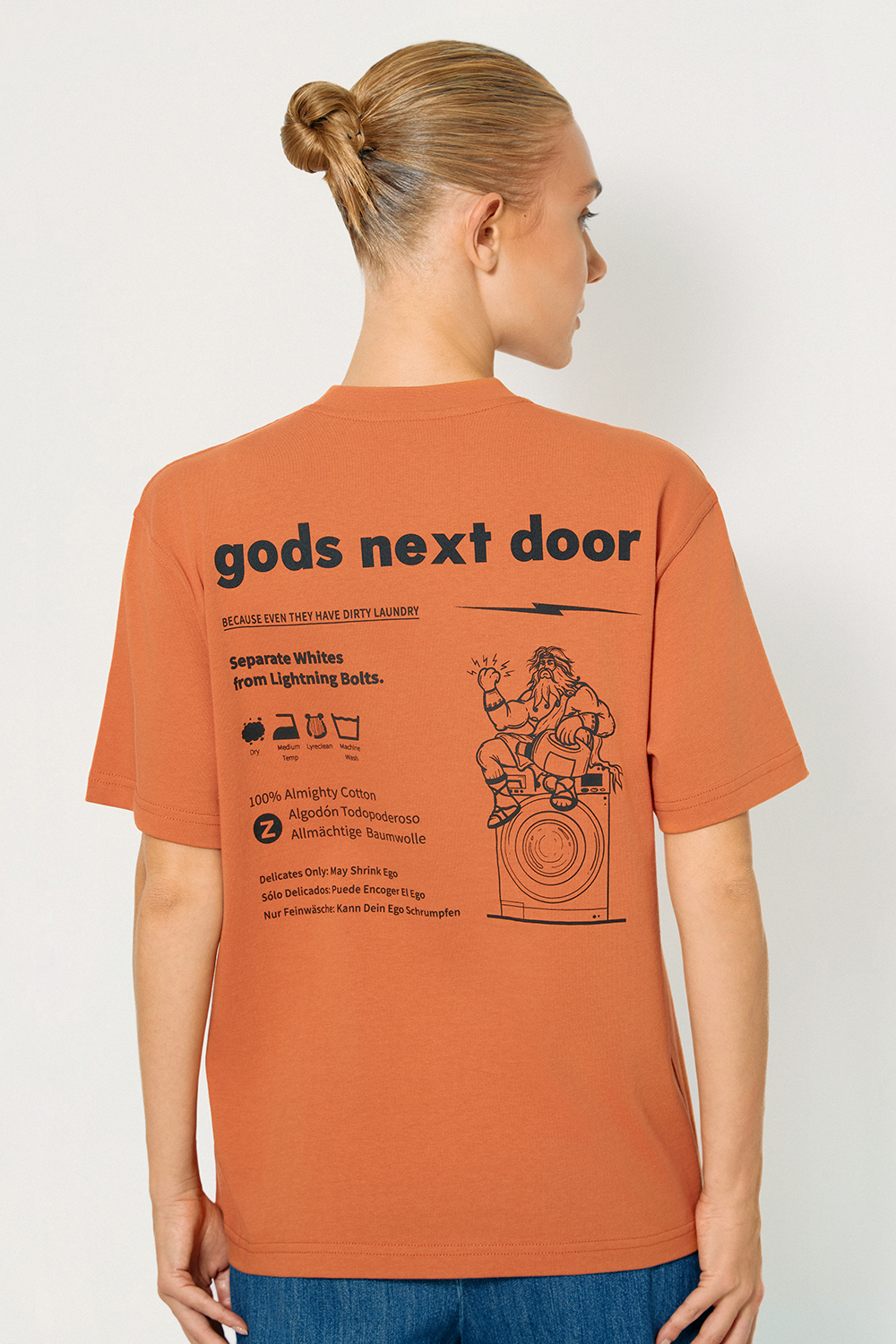 Gods Next Door-Zeus' Almighty Washing Guide-T-Shirts-7-roqelvaxirum.shop