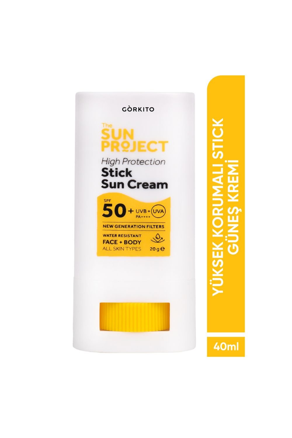 Görkito-The Sun Project Yüksek Korumalı Stick Güneş Kremi High Protection Stick Sun Cream Spf50+/pa++++ 20 Gr-Güneş Koruyucu-1-roqelvaxirum.shop