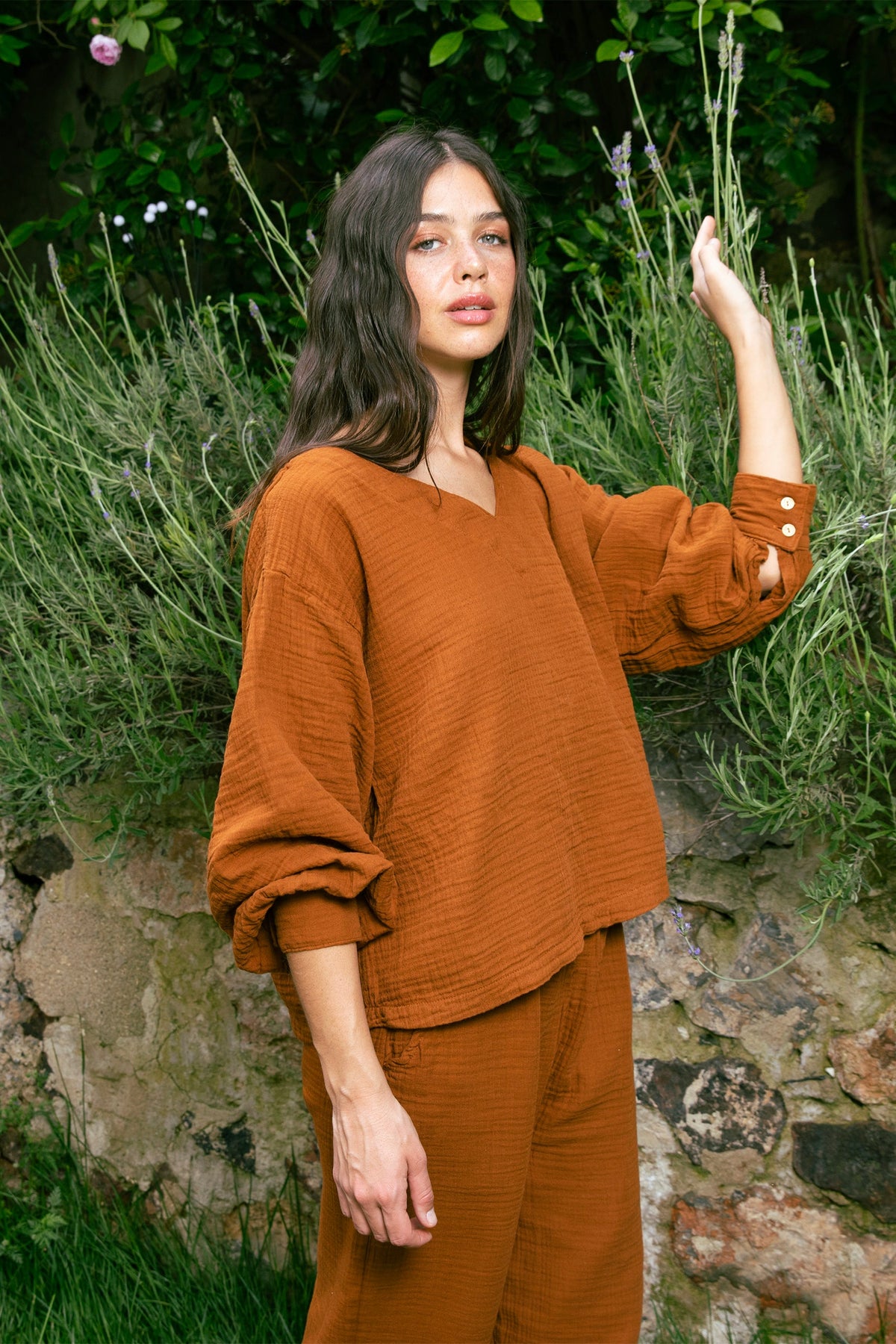 Handarte Los Angeles-Tarçın V Yaka Lodos Top-Top-9-roqelvaxirum.shop