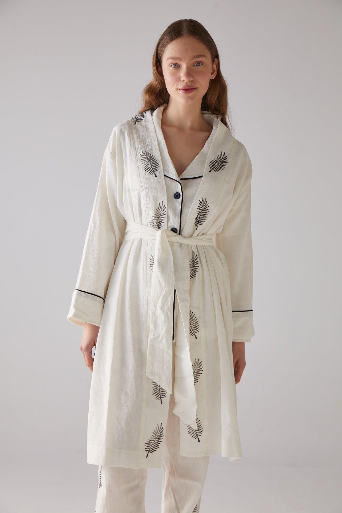 Handarte Los Angeles-Yaprak Desen Sabahlık-Sabahlık-3-roqelvaxirum.shop