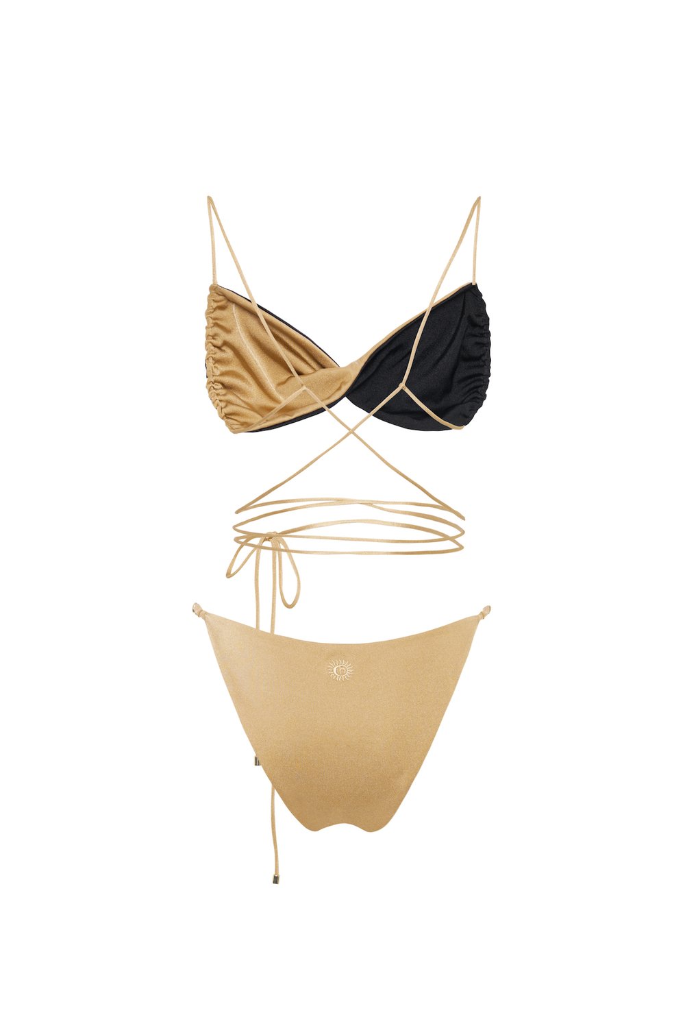 Haracci-Isis Siyah Altın Rengi Bikini-Bikini & Mayo-11-roqelvaxirum.shop