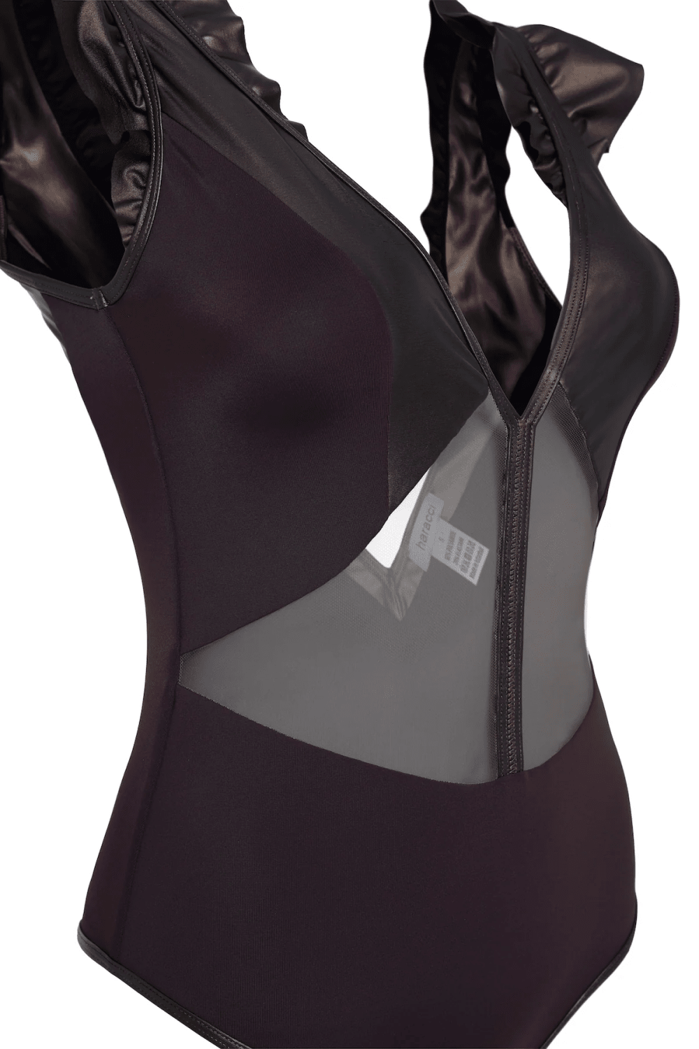 Haracci-Wings of a Queen Mayo Koyu Kahverengi-Bikini & Mayo-7-roqelvaxirum.shop