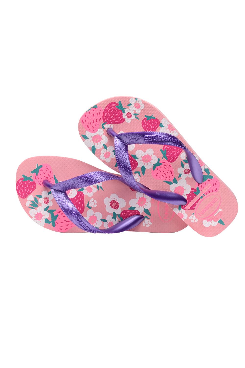 Havaianas-Kids Flores Macaron Pink-Sandalet & Terlik-4-roqelvaxirum.shop