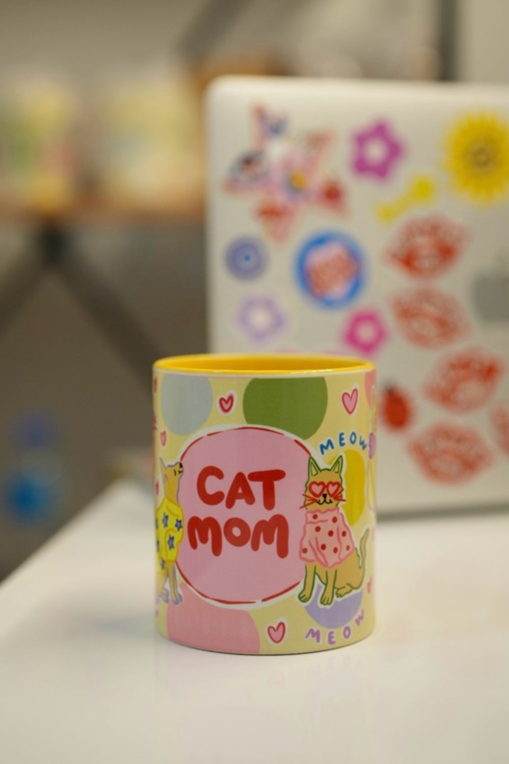 Hello Melody-Cat Mom Kupa-Bardak-3-roqelvaxirum.shop