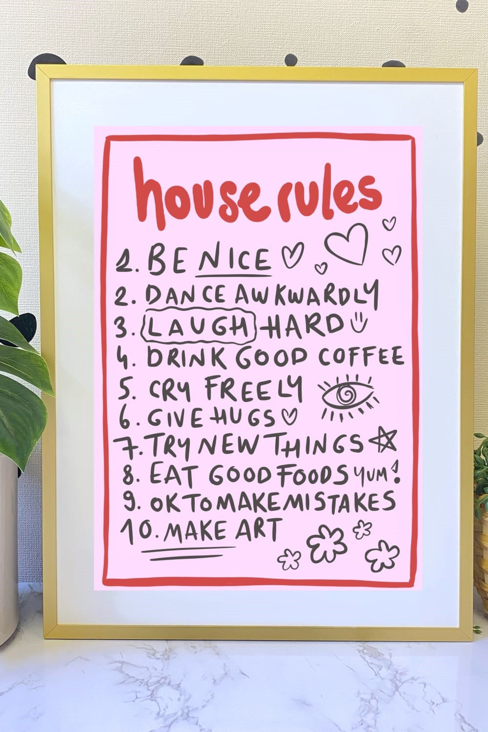 Hello Melody-House Rules Baskı-Tablo-1-roqelvaxirum.shop