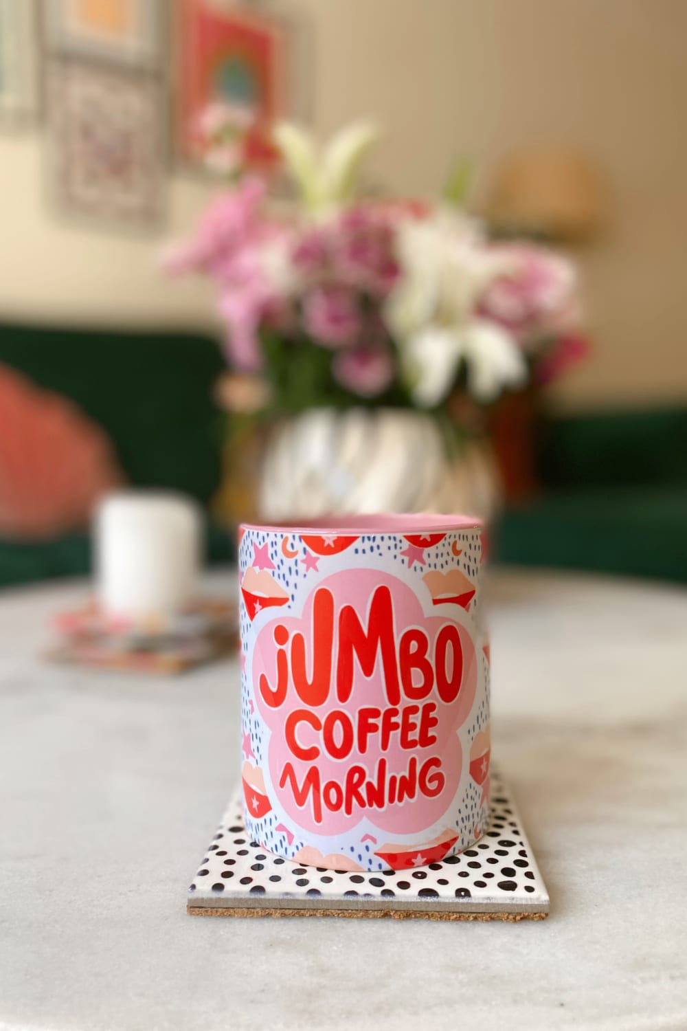Hello Melody-Jumbo Coffee Kupa-Bardak-2-roqelvaxirum.shop