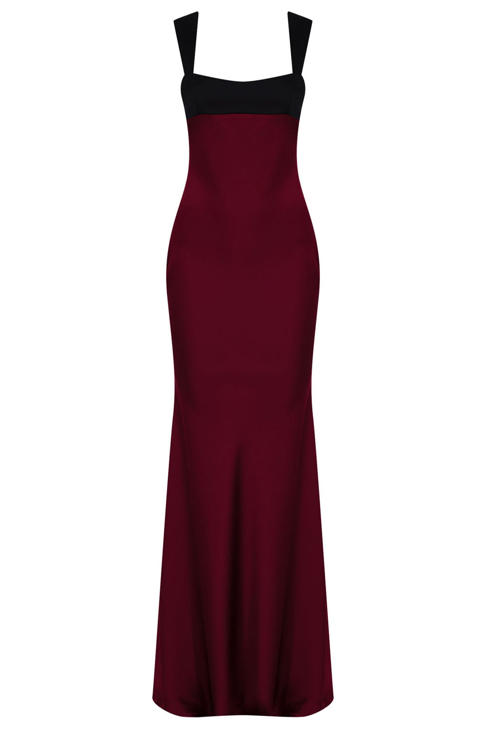 Herfetch-Maroon Dress-Elbise-1-roqelvaxirum.shop