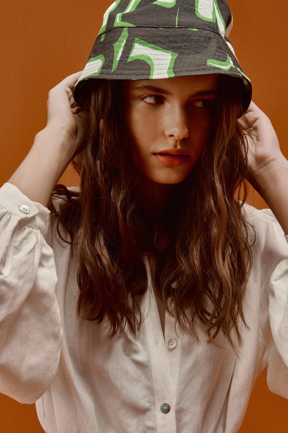 Hip + Happen-Layla Yeşil-Bucket Hat-1-roqelvaxirum.shop