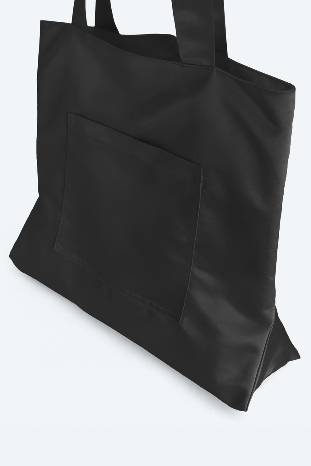 Hitta Studio-Dark Saten Tote Çanta-Omuz Çantası-4-roqelvaxirum.shop