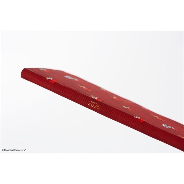 Hobonichi Techo Weeks Japanese Slim Schedule Book - Little My : 2026 Monday Start Deep Red
