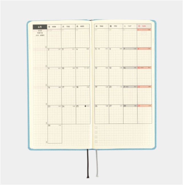 Hobonichi-Hobonichi Techo Weeks Colors: Lemon Water Agenda 2025 Settimanale-Çizgili-7-roqelvaxirum.shop