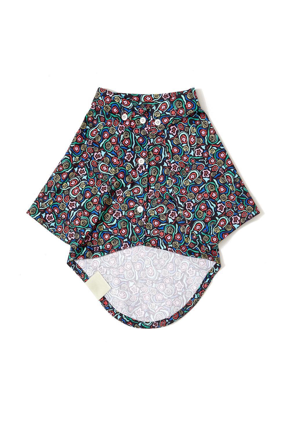 Hypet Fashion-Abstarct Flowers Gömlek-Köpek-2-roqelvaxirum.shop