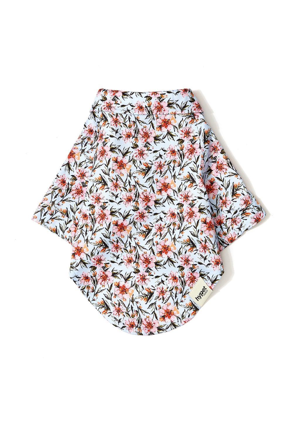 Hypet Fashion-Blue Floral Gömlek-Köpek-1-roqelvaxirum.shop