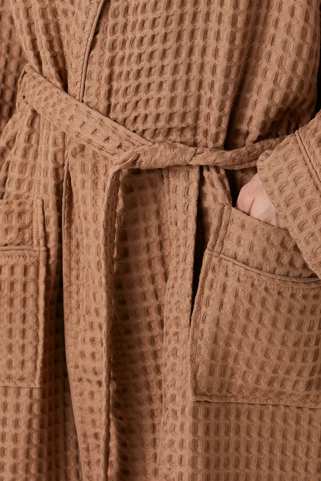 İRYA-Aura Waffle Kadın Bornoz Kahve-Bornoz-8-roqelvaxirum.shop