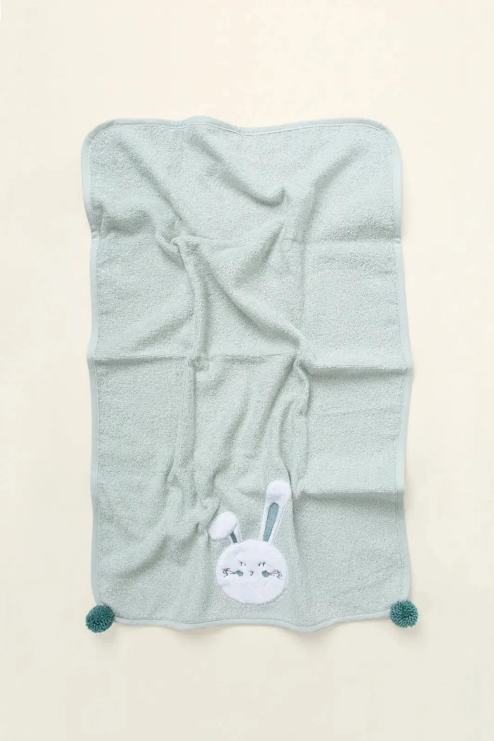 İRYA-Bunny 2'Li Organik Pamuk Yenidoğan Hediye Seti Mint | Havlu, Önlük-3-roqelvaxirum.shop