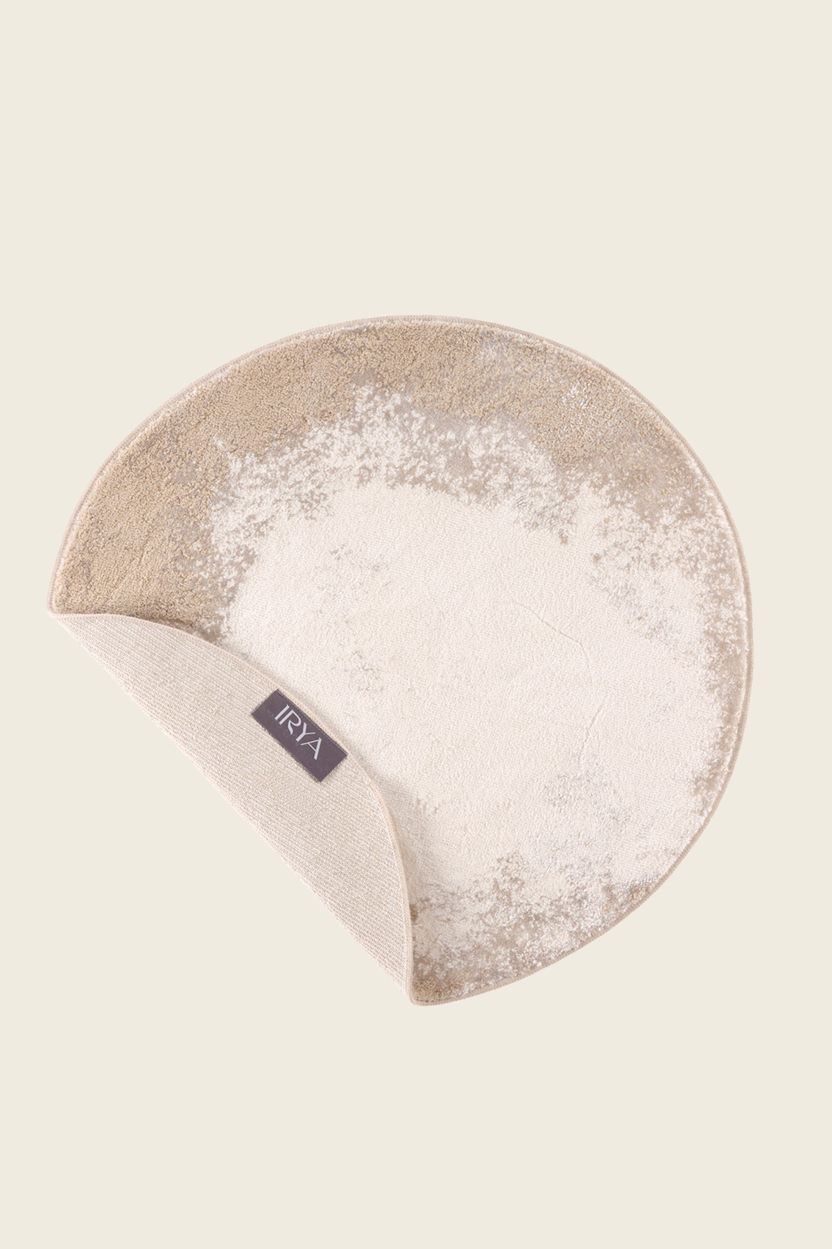 İRYA-Hypnos Yuvarlak Banyo Paspası 70X70 Bej-Paspas-5-roqelvaxirum.shop
