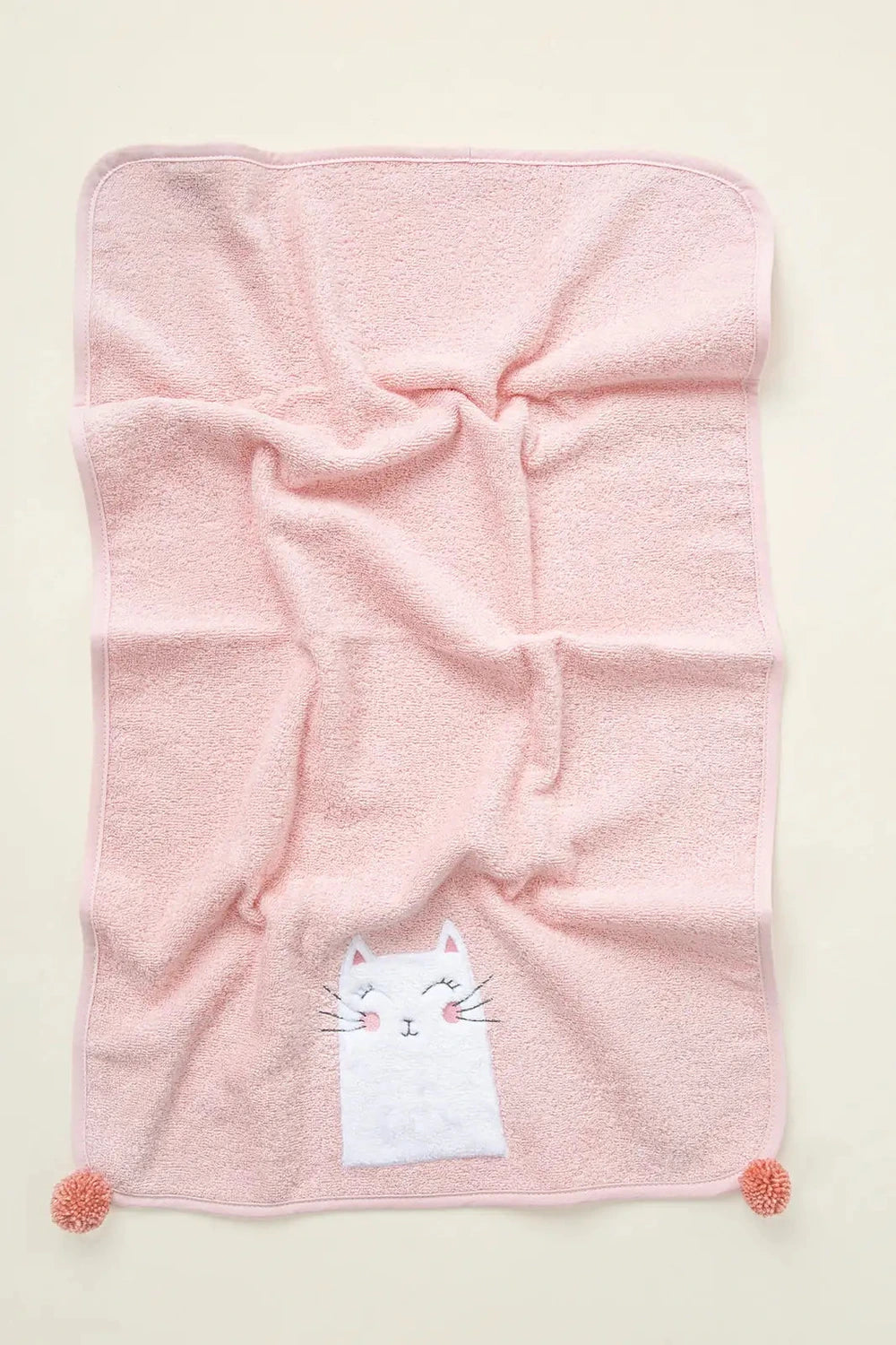 İRYA-Kitty 2'Li Organik Pamuk Yenidoğan Hediye Seti Pembe | Havlu, Önlük-5-roqelvaxirum.shop