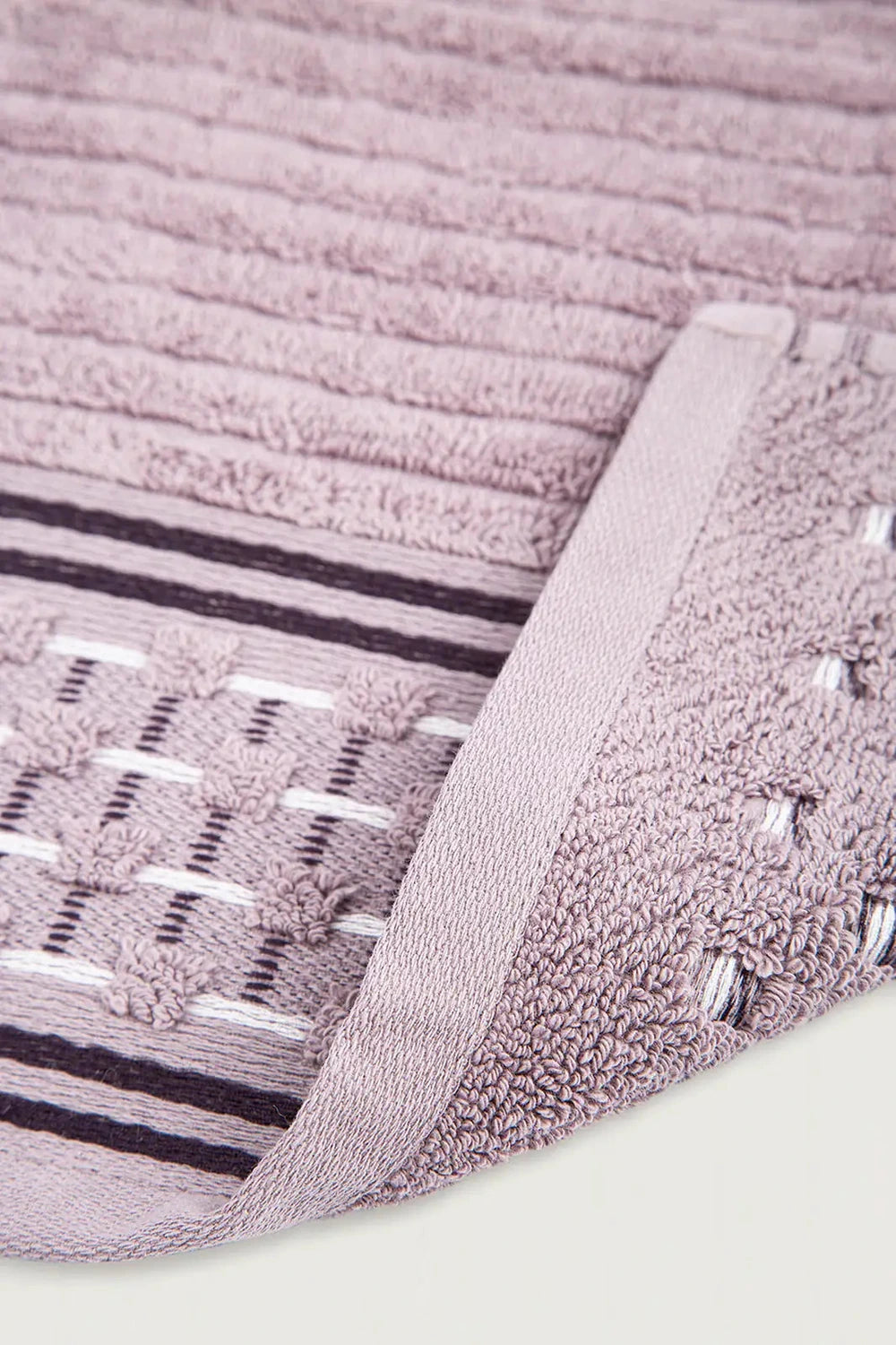 İRYA-Olwen Banyo Havlusu 90X150 Cm Lila-Havlu & Havlu Setleri-3-roqelvaxirum.shop