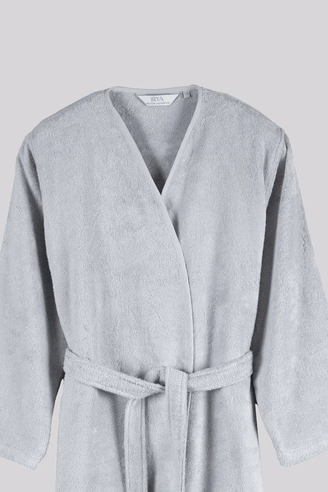 İRYA-Sedef Bambu Kadın Bornoz Gri-Bornoz-6-roqelvaxirum.shop